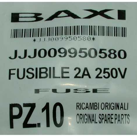 9950580 Предохранитель плавкий (2 а- 250 в),  Baxi