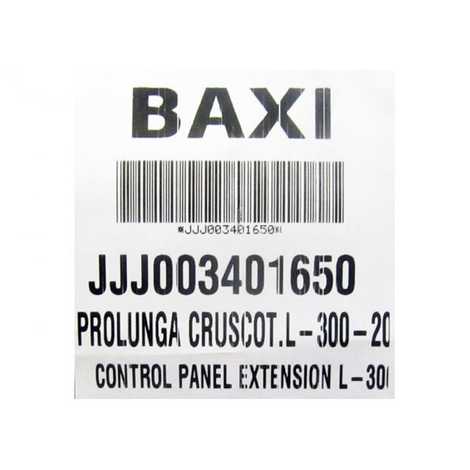 3401650 Расширение панели управления,  Baxi