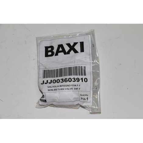3603910 Клапан обратный  g3/4,  Baxi