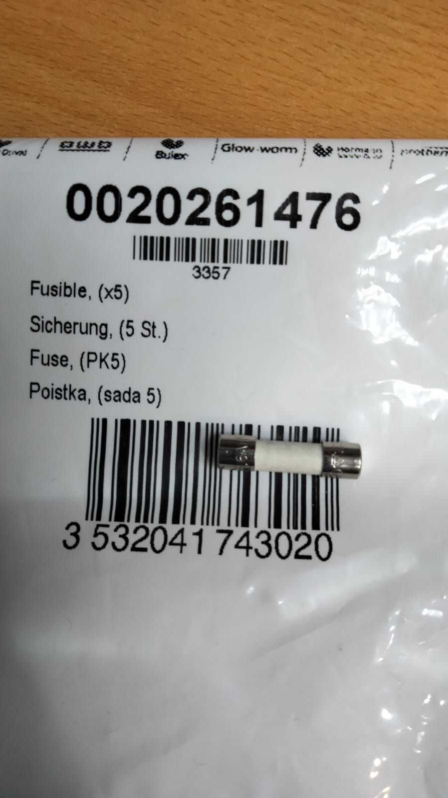 0020261476 Предохранитель (5 шт.) Protherm,