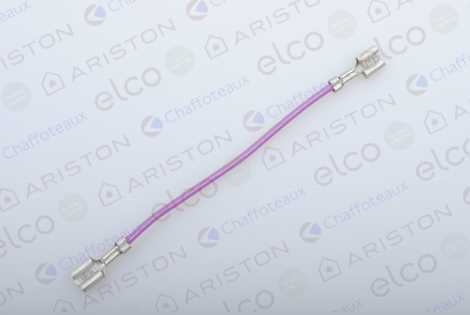 925075 КАБЕЛЬ (ФИОЛЕТОВЫЙ) 2,5X100 (faston-fast,  Ariston