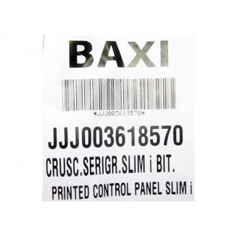 3618570 Крышка декоративная панели управления,  Baxi