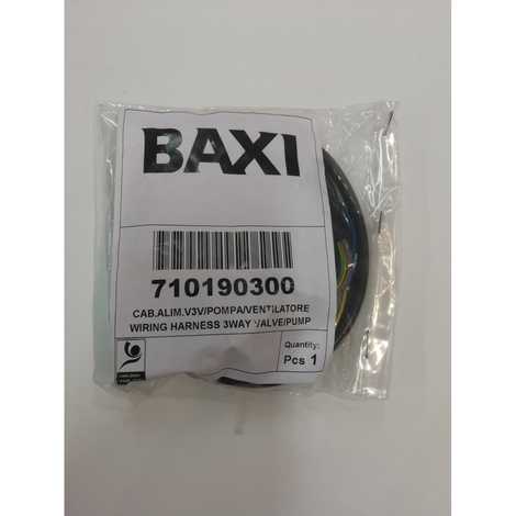710190300 Проводка электрическая трехходового клапана/насоса,  Baxi