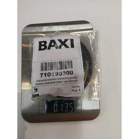710190300 Проводка электрическая трехходового клапана/насоса,  Baxi