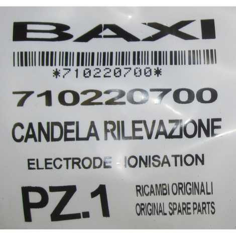 710220700 Электрод контроля пламени,  Baxi