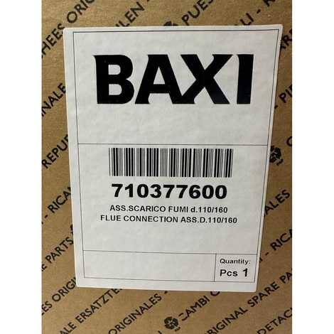 710377600 Фланец дымоотводного устройства (110/160),  Baxi