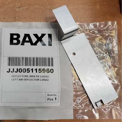 5115960 Левая боковая крышка камеры сгорания,  Baxi