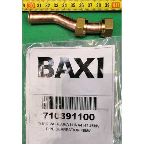 710391100 Трубка воздухоудалителя luna4 ht 45kw,  Baxi