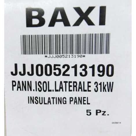 5213190 Термоизоляционная панель боковая,  Baxi
