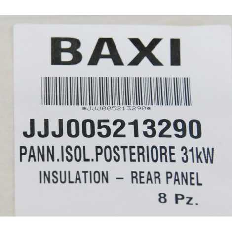 5213290 Термоизоляционная панель задняя,  Baxi