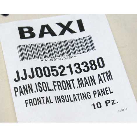 5213380 Термоизоляционная панель передняя,  Baxi