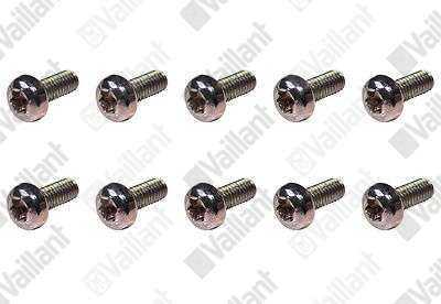 105901 Винт, Torx M4x10, (x10),  Vaillant