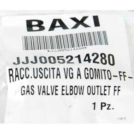5214280 Трубка газовая,  Baxi
