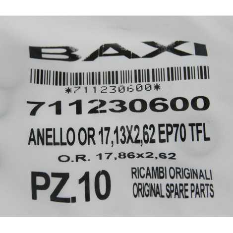 711230600 Уплотнение кольцевое 17,13x2,62,  Baxi