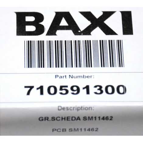 710591300 Электронная плата,  Baxi