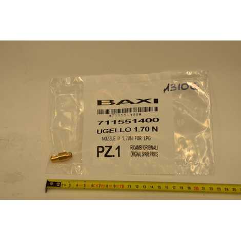 711551400 Форсунка для сжиженного газа g31ø1,70,  Baxi