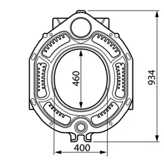 87185721920 Секция котла GE315 (средняя),  Buderus