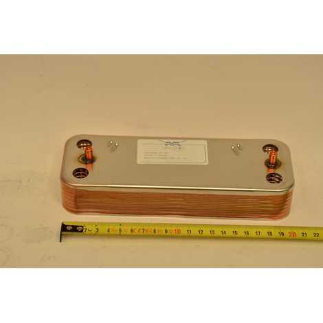 711613000 Теплообменник гвс пластинчатый вторичный на 14 пластин,  Baxi