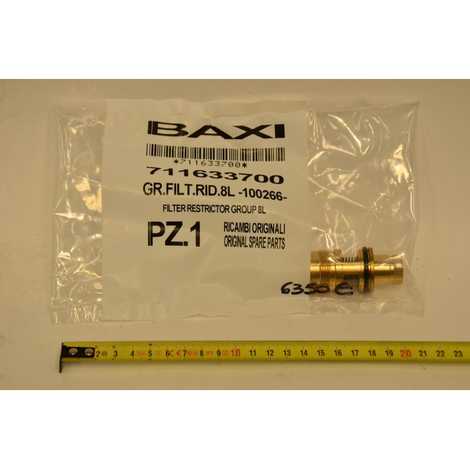 711633700 Датчик протока гвс с фильтром,  Baxi