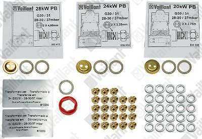 222331 Комплект переналадки, (IT,ES,PT) H -> P/B (SIT),  Vaillant