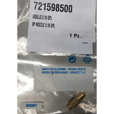 721598500 Форсунка ø2,10для сжиженного газа,  Baxi