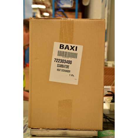 722303400 Теплообменник,  Baxi