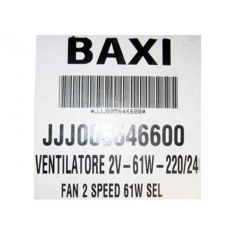 5646600 Вентилятор,  Baxi