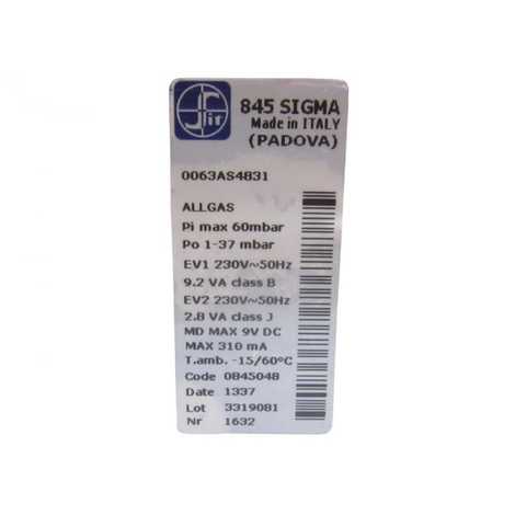 5653610 Клапан газовый (sit 845 sigma),  Baxi