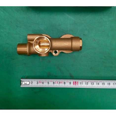 5653840 Патрубок выхода воды гвс из вторичного теплообменника,  Baxi