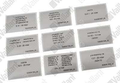 0020046467 Комплект переналадки P -> E/LL,  Vaillant