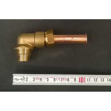 5663110 Патрубок выхода воды гвс из вторичного теплообменника,  Baxi