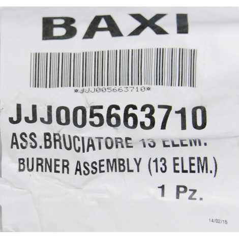 5663710 Горелка (13 элементов),  Baxi