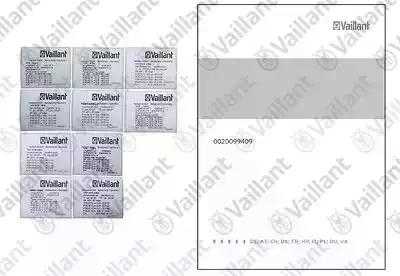 0020099409 Комплект переналадки  E/LL <-> P,  Vaillant
