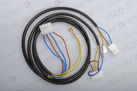 60000543 КАБЕЛЬ БЛОК РОЗЖИГА - ГАЗОВЫЙ КЛАПАН,  Ariston