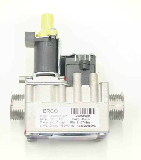 EBR2008N.01.02.01 Газовый клапан EBR2008N.01.02.01, G3/4, AC220/230V, 165 mA (17v),  ERCO