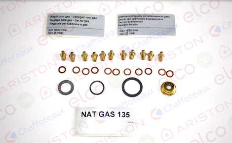 60000656 К-Т ПЕРЕВОДА НА ПРИРОДНЫЙ ГАЗ,  Ariston