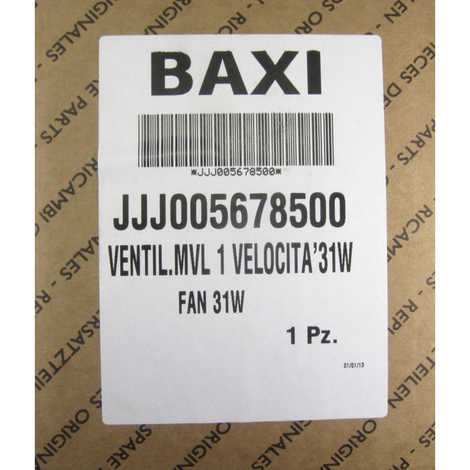 5678500 Вентилятор,  Baxi