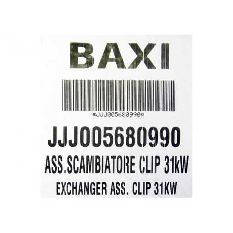 5680990 Теплообменник основной,  Baxi