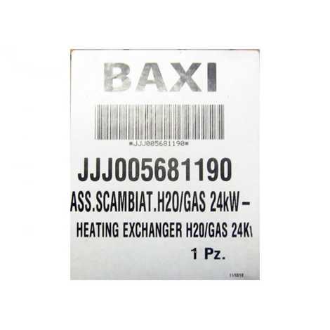5681190 Теплообменник основной,  Baxi