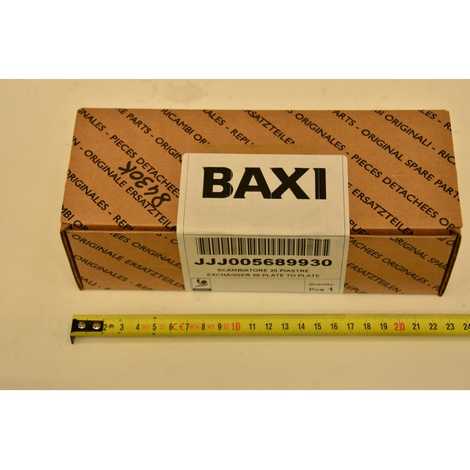 5689930 Теплообменник гвс пластинчатый вторичный на 20 пластин,  Baxi