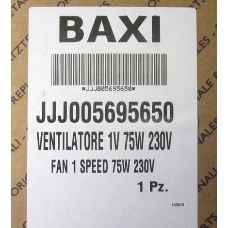 5695650 Вентилятор,  Baxi