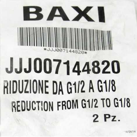 7144820 Переходник g1/2х g1/8,  Baxi