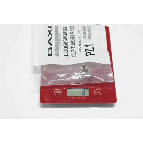 8380850 Клипсы крепежные трубки бай-пасса,  Baxi