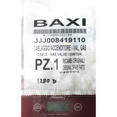 8419110 Проводка электрическая устройство зажигания/клапан газовый,  Baxi