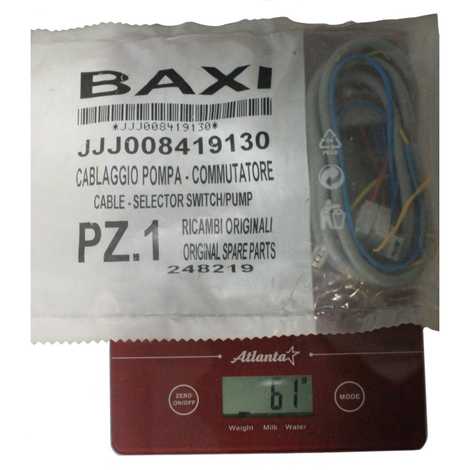 8419130 Проводка электрическая насос/переключатель режима работы,  Baxi