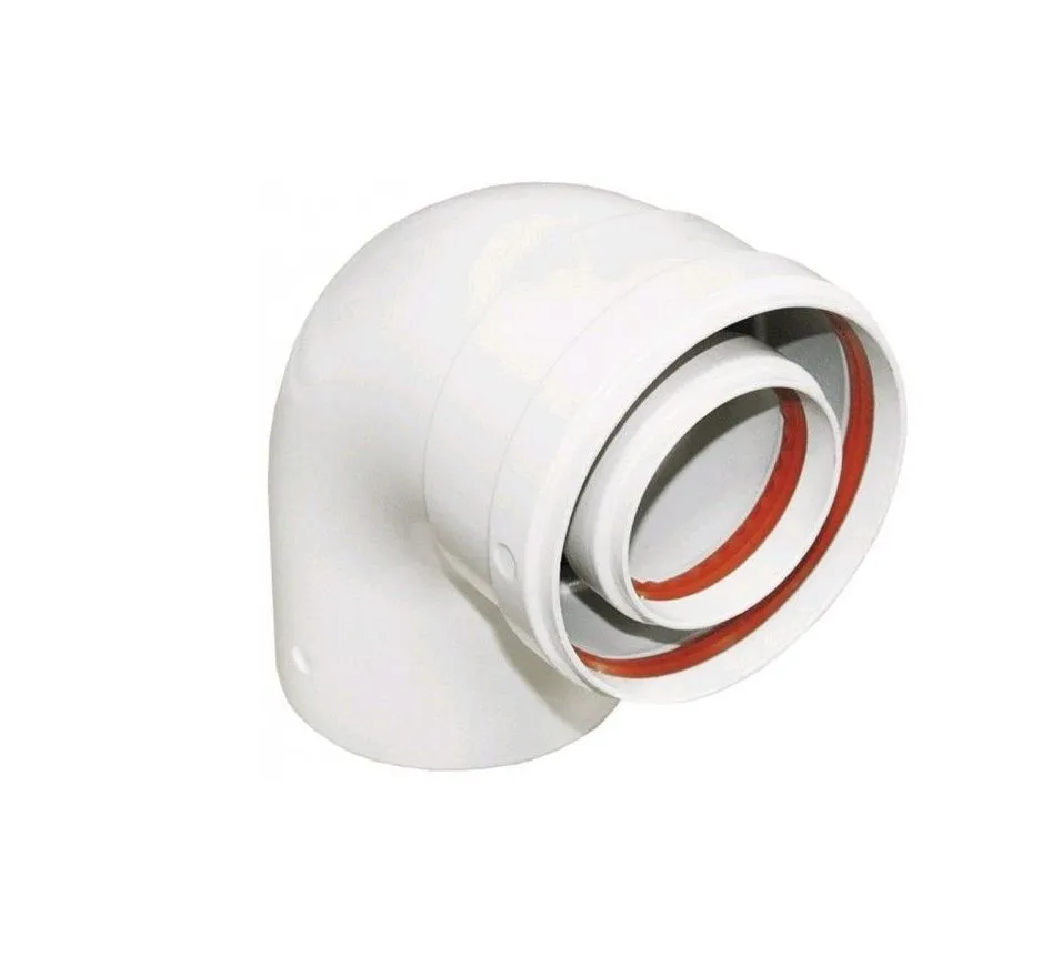 KHG71405971- Baxi Коксиальный отвод полипропиленовый 90 гр., НТ,  Другой