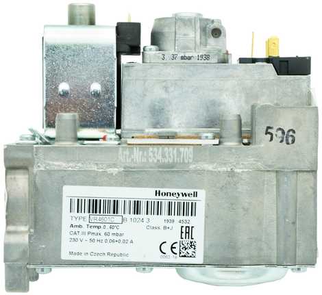 VR4601CB1024 Газовый клапан(замена VR4601CB1081, но меньший диапазон рабочего давления),  HONEYWELL