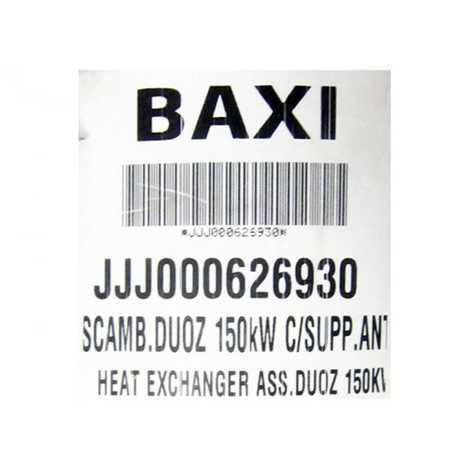 626930 Теплообменник основной,  Baxi