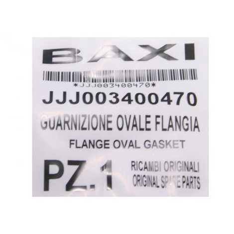 3400470 Уплотнение  фланца овальное,  Baxi